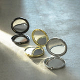 コンパクトミラー パーソナル 刻印