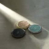 コンパクトミラー パーソナル 刻印(クロコ)