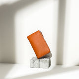 L字型ファスナーロングウォレット(オレンジ×エトープ)