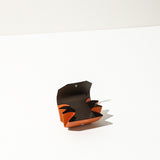 コインケース オリガミ(オレンジ×エトープ)