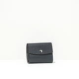 三つ折りコンパクトウォレット(ネイビー×ブラウン)