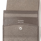 三つ折りコンパクトウォレット(エトープ×グレージュ)