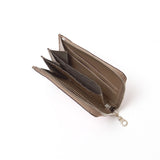 L字型ファスナーミニウォレット(エトープクロコ×チェリーブロッサムシュリー)