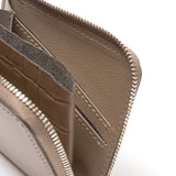 L字型ファスナーミニウォレット(エトープクロコ×エトープシュリー)