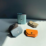 コインケース オリガミ(オレンジ×エトープ)