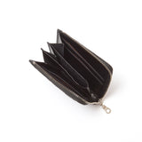 【予約商品】L字型ファスナーミニウォレット(ブラッククロコ)