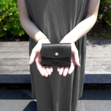 三つ折りコンパクトウォレット(ブラック)