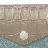 【NEW】薄型ウォレット(グレー×ライトブルー)