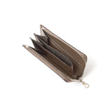 【予約商品】L字型ファスナーミニウォレット(エトープクロコ)