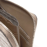 【予約商品】L字型ファスナーミニウォレット(エトープクロコ)