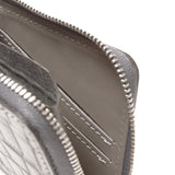 【予約商品】L字型ファスナーミニウォレット(グレークロコ)