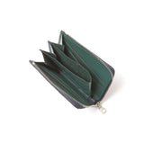 L字型ファスナーミニウォレット(グリーンクロコ)