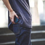 【予約商品】L字型ファスナーミニウォレット(グレークロコ)