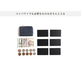 マイクロウォレットL字ファスナー型(ネイビー)