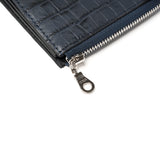 マイクロウォレットL字ファスナー型(ネイビー)