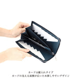 【Special Price/数量限定】L字型ファスナーロングウォレット(ブラッククロコ×ネイビースムース)