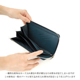 【Special Price/数量限定】L字型ファスナーロングウォレット(ブラッククロコ×ネイビースムース)