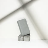 L字型ファスナー薄型ウォレット(アイスグレー×ネイビー)