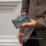 【NEW】薄型ウォレット(ライトネイビー×ブラック)