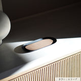 トレー トレイ(アイアン×レザー/楕円型)