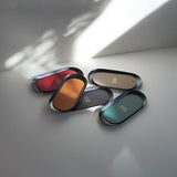 トレー トレイ(アイアン×レザー/楕円型)