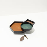 トレー トレイ(アイアン×レザー/長方形)