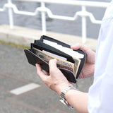 【Special Price/数量限定】L字型ファスナーロングウォレット(ブラッククロコ×ブラックスムース)