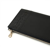 【Special Price/数量限定】L字型ファスナーロングウォレット(ブラッククロコ×ブラックスムース)