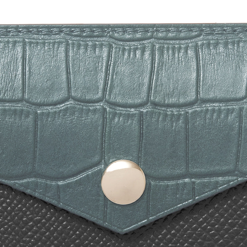 【NEW】薄型ウォレット(ライトネイビー×ブラック)