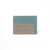 【NEW】薄型ウォレット(グレー×ライトブルー)