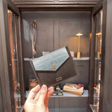 【NEW】薄型ウォレット(ライトネイビー×ブラック)