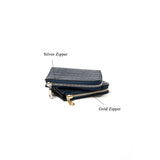 マイクロウォレットL字ファスナー型(ネイビー)