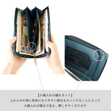 【Special Price/数量限定】L字型ファスナーロングウォレット(ブラッククロコ×ネイビースムース)
